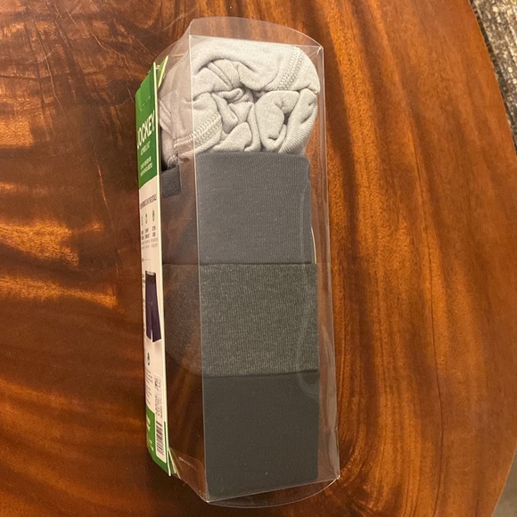 NWT Jockey 4 pk Men’s boxer briefs, Lg cotton in Grey, Dk Grey, Charcoal, Navy. - Picture 4 of 4